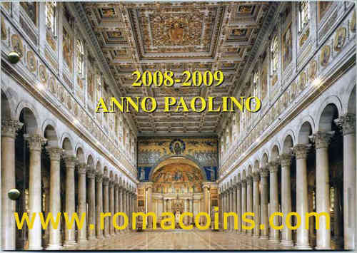 2 Euro Vaticano Busta filatelica numismatica 2008