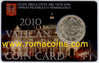 Coincard Vaticano 50 cc Anno 2010