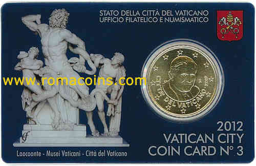 Coincard Vaticano 50 cc Anno 2012