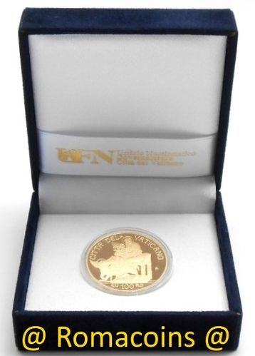 100 Euro Vaticano 2014 Oro Fondo Specchio Fs