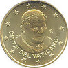 50 Cent Vatikan 2012 Münze Papst Benedikt XVI