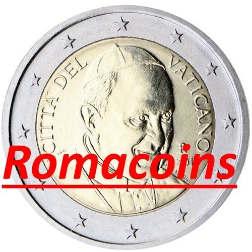 2 Euro Vatikan 2015 Kursmünze Prägefrisch