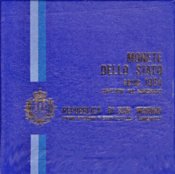 Serie Divisionale San Marino 1984 Lire 9 Monete Fdc