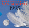 San Marino Bu Set 1995 Lire 10 Coins