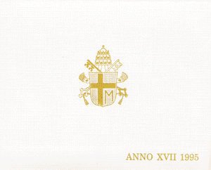 Serie Divisionale Vaticano 1995 Giovanni Paolo II Lire