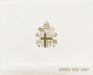 Serie Divisionale Vaticano 1997 Giovanni Paolo II Lire