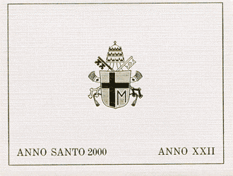 Serie Divisionale Vaticano 2000 Giovanni Paolo II Lire
