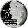 10 Euros Italie 2015 Argent Première Guerre Mondiale Be Proof