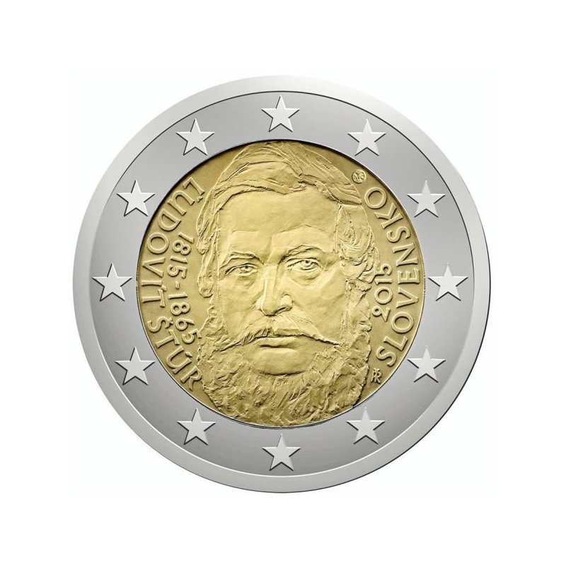 Slovakia 2 euro coin 2015 /"Ludovit Stur/" UNC