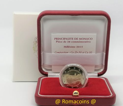 2 Euro Monaco 2015 Proof 800 years Castel Commemorative