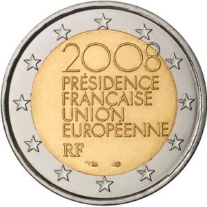 2 Euro Commemorativi Francia 2008 Moneta