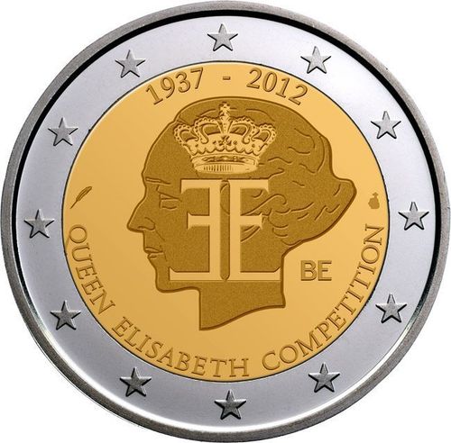 2 Euro Commemorativi Belgio 2012 Moneta