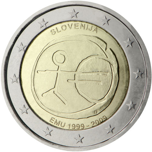 2 Euro Commemorativi Slovenia 2009 Emu