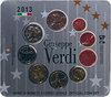 Kms Italien 2013 Kursmünzensatz Stempelglanz Giuseppe Verdi