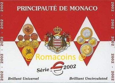 Divisionale Monaco 2002 Serie Fdc Fior Di Conio
