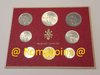 Vatikan Kms 1975 Paul VI Kursmünzensatz Lire Stempelglanz