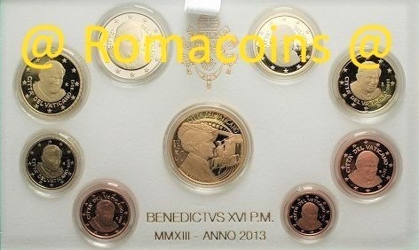 Vaticano Proof 2013 Serie Divisionale Euro 50 € Oro Fs