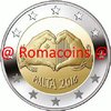 2 Euro Commemorative Coin Malta 2016 Solidarity Love