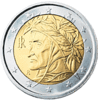Moneda 2 Euros Italia 2015 Dante Alighieri Fdc Unc