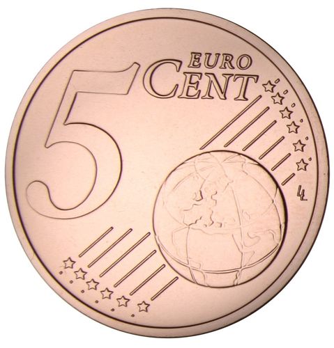 5 Centesimi Italia 2014 Euro Fdc Unc