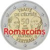 2 Euro Commemorative Coin Germany 2013 Elysée Bu Mint A