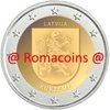 2 Euros Conmemorativos Letonia 2017 Moneda Kurzeme