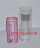 1 x Plastic Tube for 2 Euro Rolls Protection