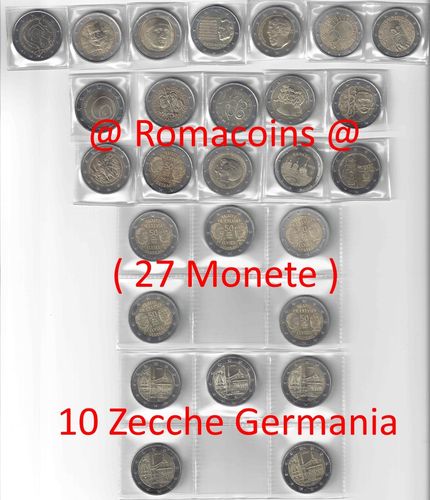 Collezione Completa 2 Euro Commemorativi 2013 27 Monete