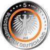 5 Euro Germania 2018 Zona Subtropicale Moneta Unc
