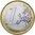 Moneda 1 Euro Italia 2016 Uomo Vitruviano Fdc Unc