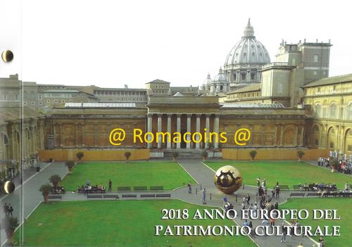 Busta Filatelica Numismatica Vaticano 2018 Patrimonio C.