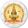 2 Euro Commemorative Coin Italy 2020 Firemen Unc