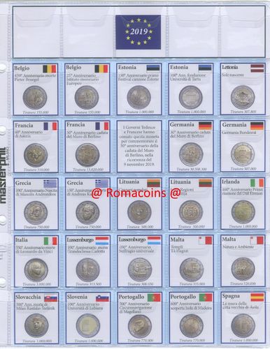 Aggiornamento 2 Euro Commemorativi 2019