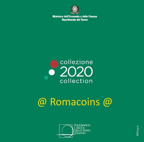 Divisionale Italia 2020 Fdc 8 Monete Serie Fior di Conio