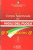 Coincard 2 Euros Commémorative Italie 2020 Pompiers Bu