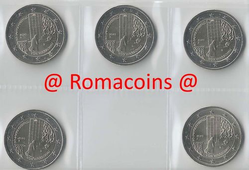 2 Euro Commemorative Coins Germany 2020 5 Mints Kniefall