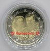 2 Euros Commémorative Luxembourg 2021 40 Ans Mariage Hologramme