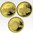 Triptychon Pirelli 2022 20 Euro Italien Goldmünzen Selten