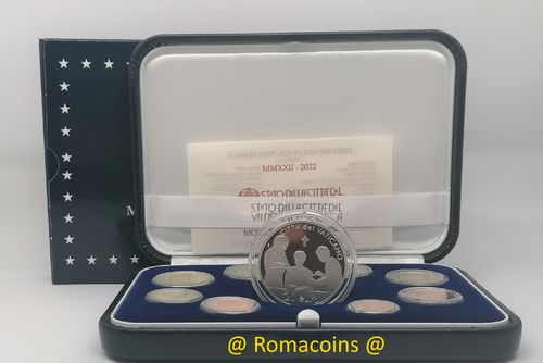 Vatican Proof Set 2022 with 20 € Euro Silver