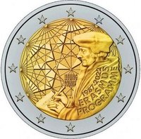 2 Euro Commemorative Coins 2022 Erasmus