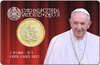 Coincard Vaticano 2022 1 Euro Papa Francisco Fdc