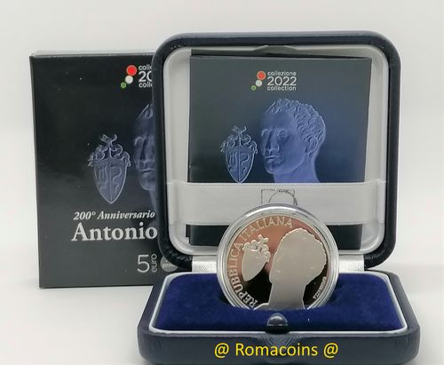 5 Euro Italy 2022 Antonio Canova Silver Proof