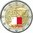 Complete Set 2 Euro Commemorative Coins 2022 Erasmus with Malta
