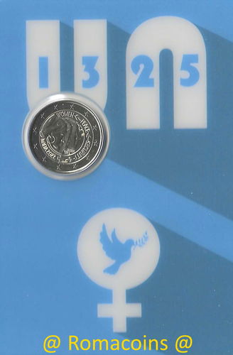 Coincard 2 Euros Commémorative Malte 2022 Nations Unies