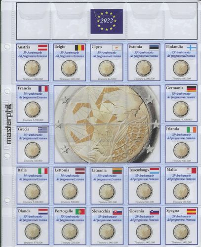 Aktualisierung für 2 Euro Sondermünzen 2022 Erasmus