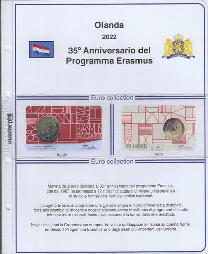 Aktualisierung für 2 Euro Sondermünzen 2022 Erasmus - 2