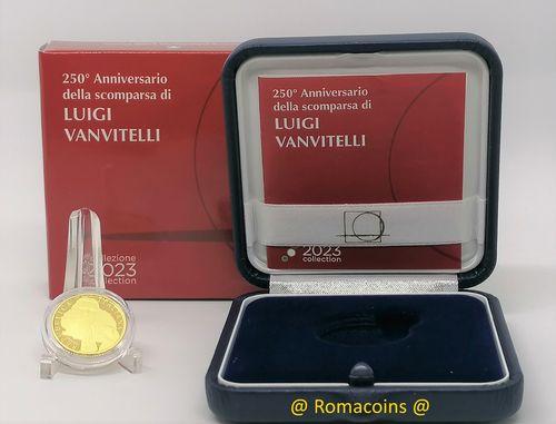 20 Euro Italy 2023 Luigi Vanvitelli Gold Coin Proof