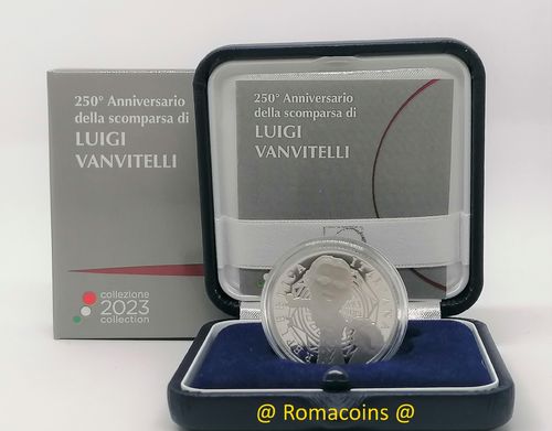 5 Euro Italien 2023 Luigi Vanvitelli Silber PP
