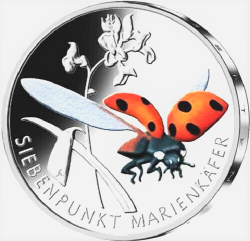 5 Euro Coin Germany 2023 Ladybug Unc