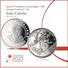 Cartera Italia 2023 5 Euros Italo Calvino Fdc ERROR
